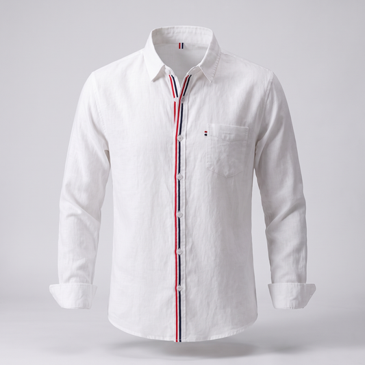Emilio Linen Shirt - White