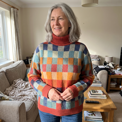 Emma Checked Jumper
