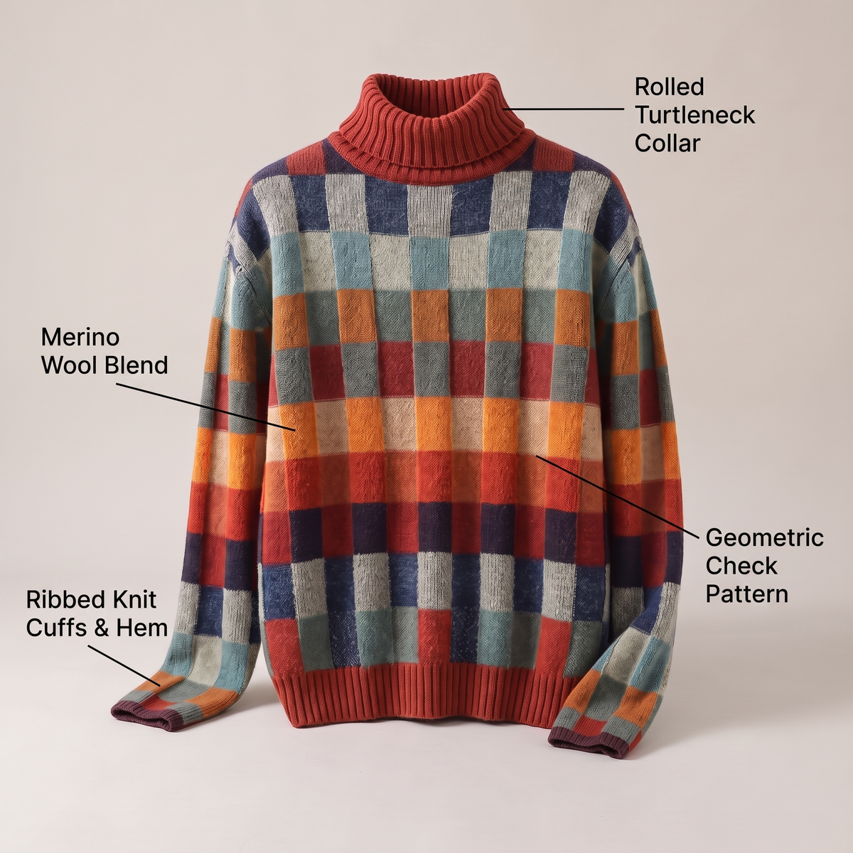 Emma Checked Jumper