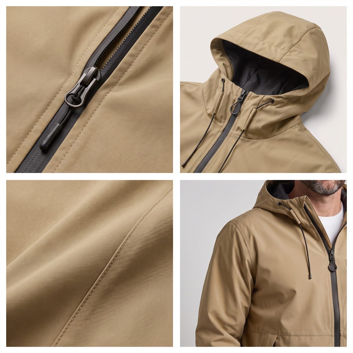 Essential Weather-Ready Hooded Coat