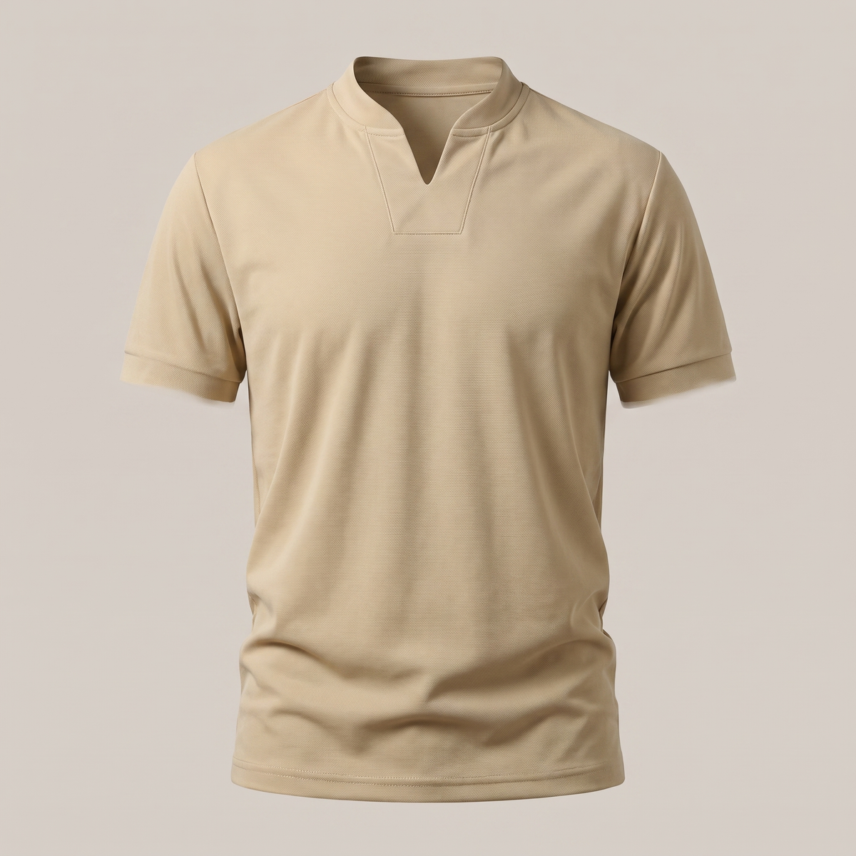 Ethan Business Fitness Tee - Khaki