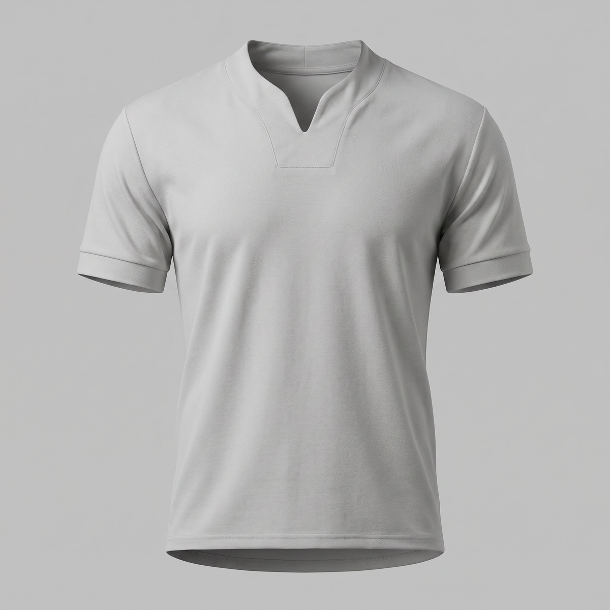 Ethan Business Fitness Tee - Light Grey