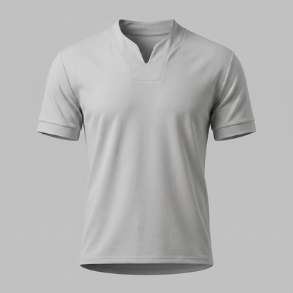 Ethan Business Fitness Tee - Light Grey