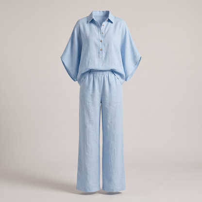 Eva Two-Piece Set - Light Blue