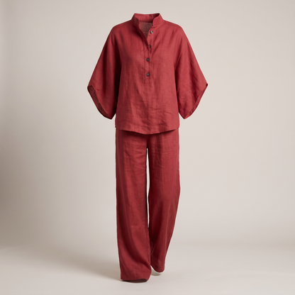 Eva Two-Piece Set - Red