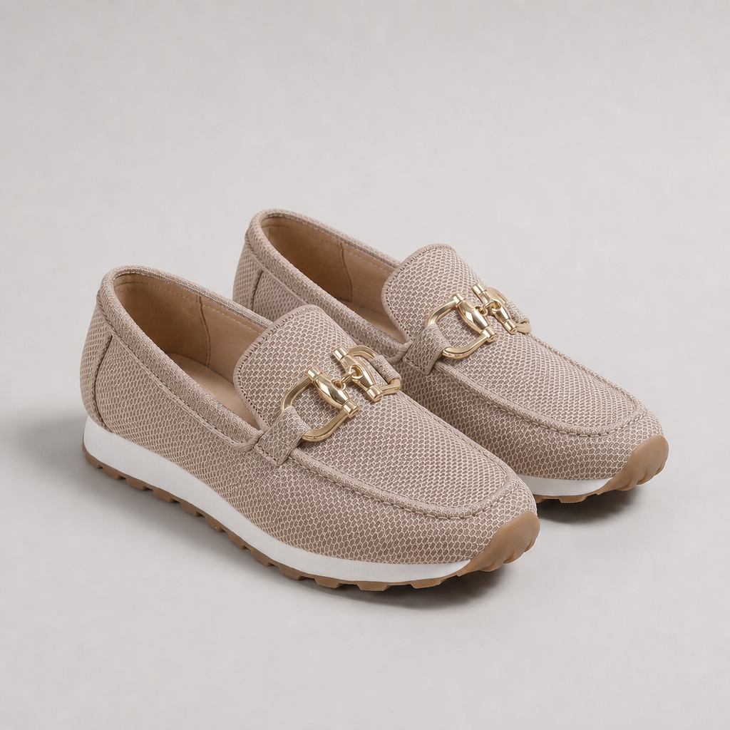Evelyn Comfort Trainers - Beige
