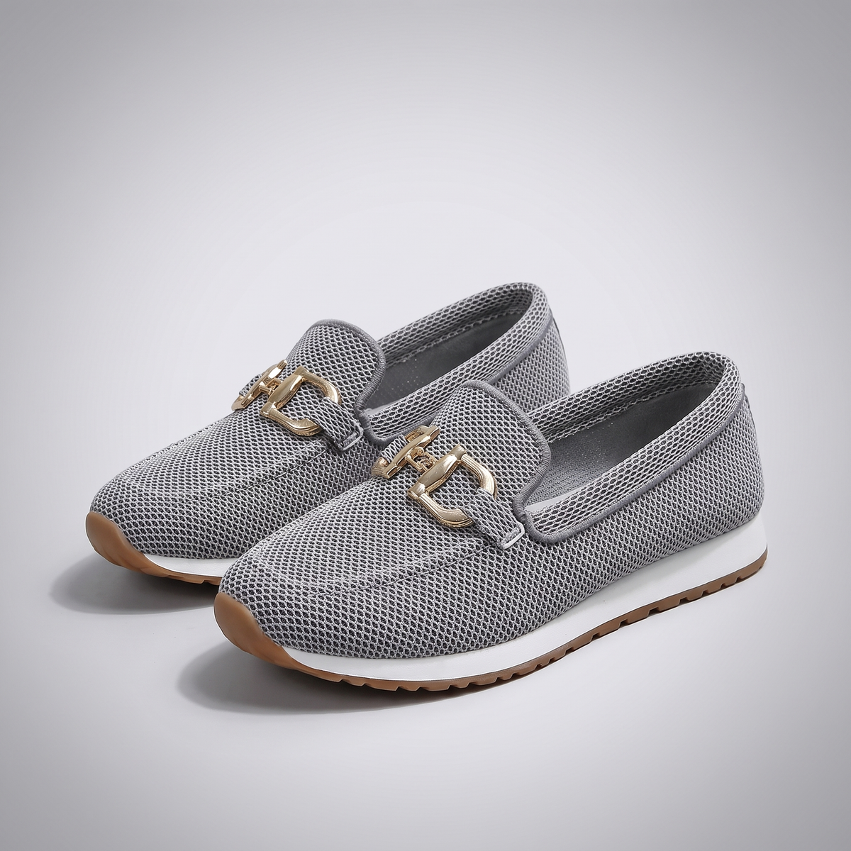 Evelyn Comfort Trainers - Grey