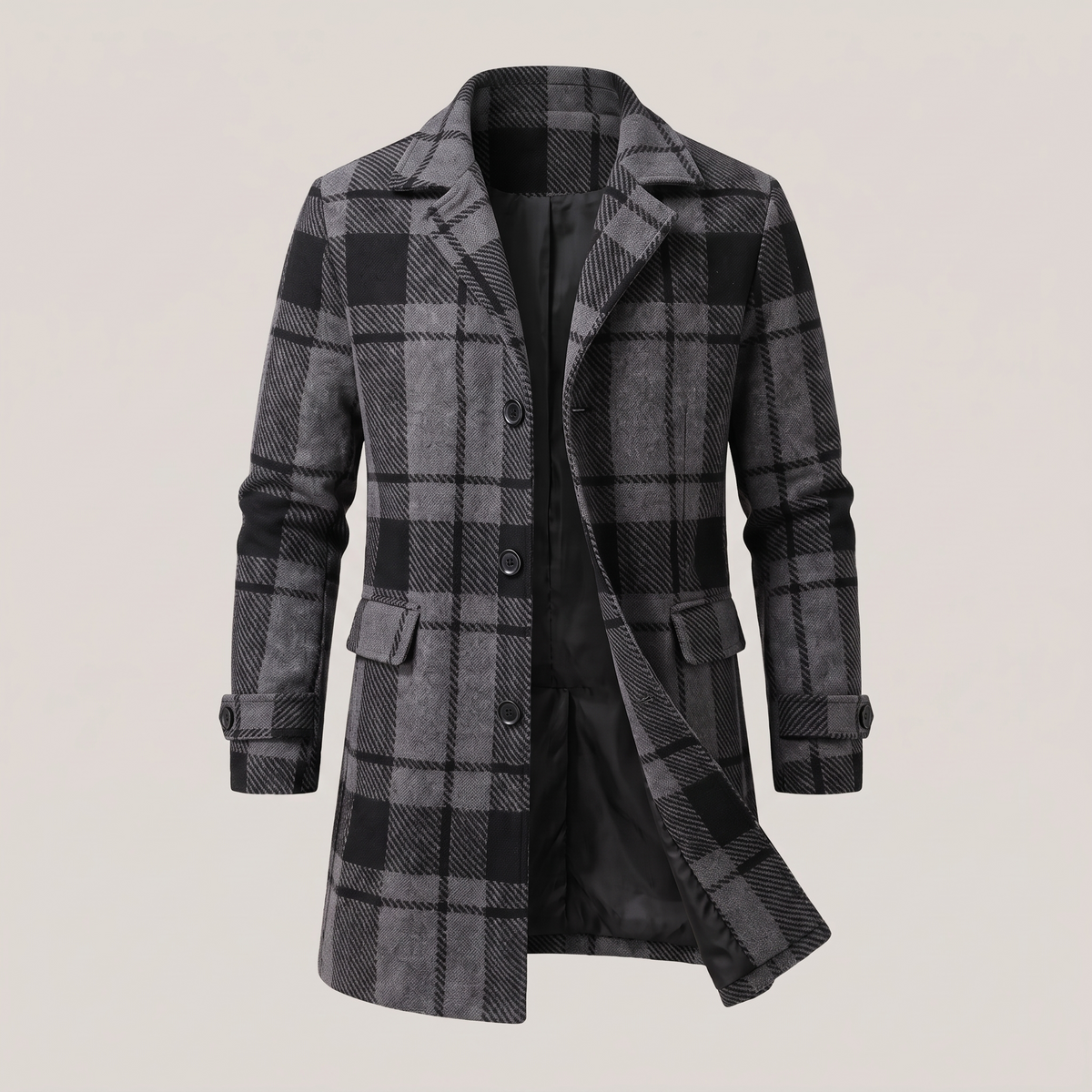 Everleigh Refined Autumn Trench - Dark Grey