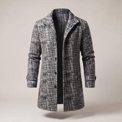 Everleigh Refined Autumn Trench - White Grey