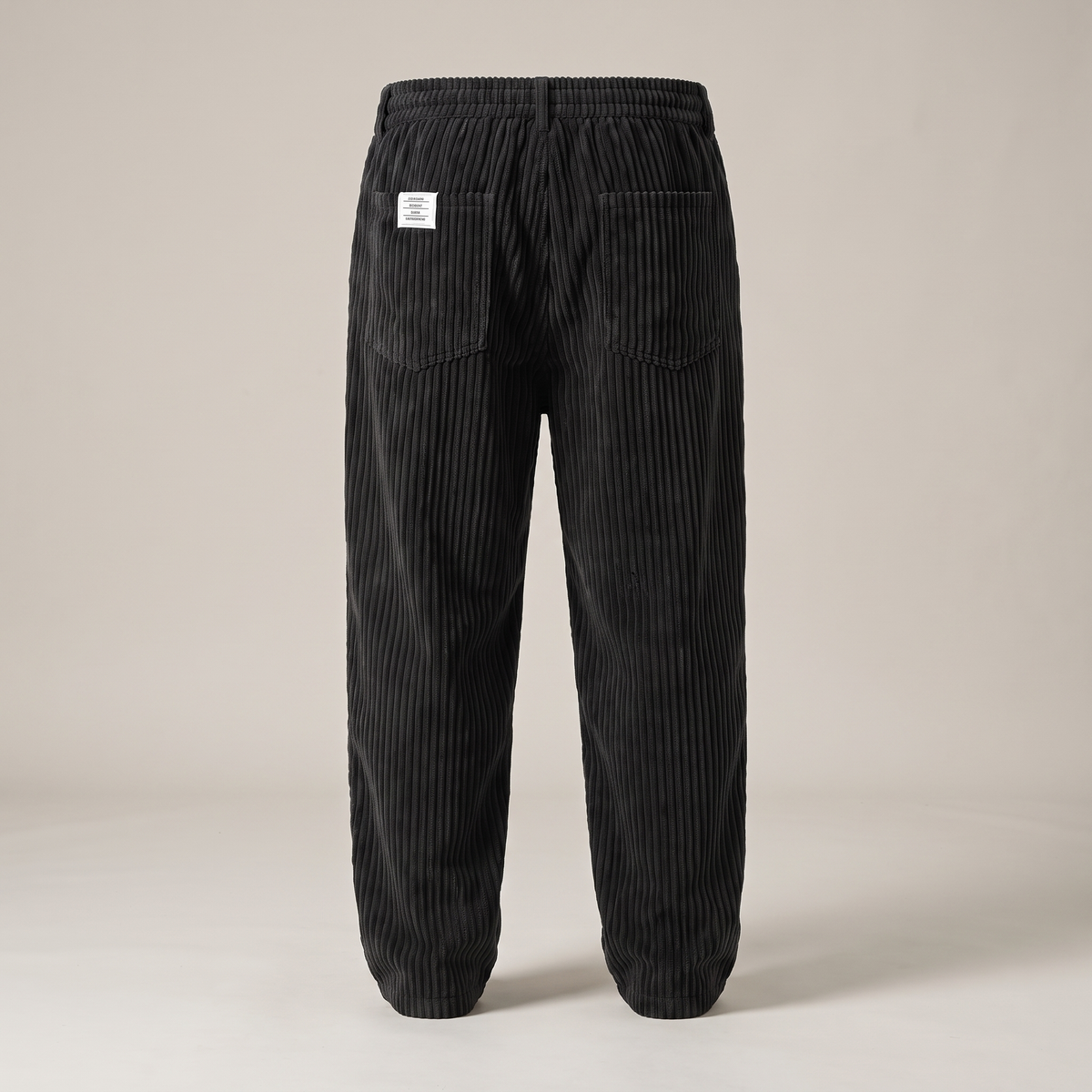 Everyday Comfort Corduroy Trousers - Black