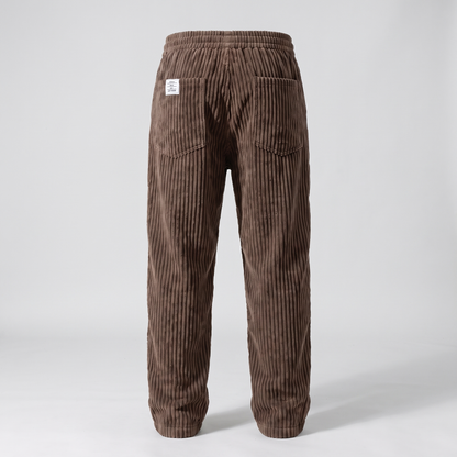 Everyday Comfort Corduroy Trousers - Brown