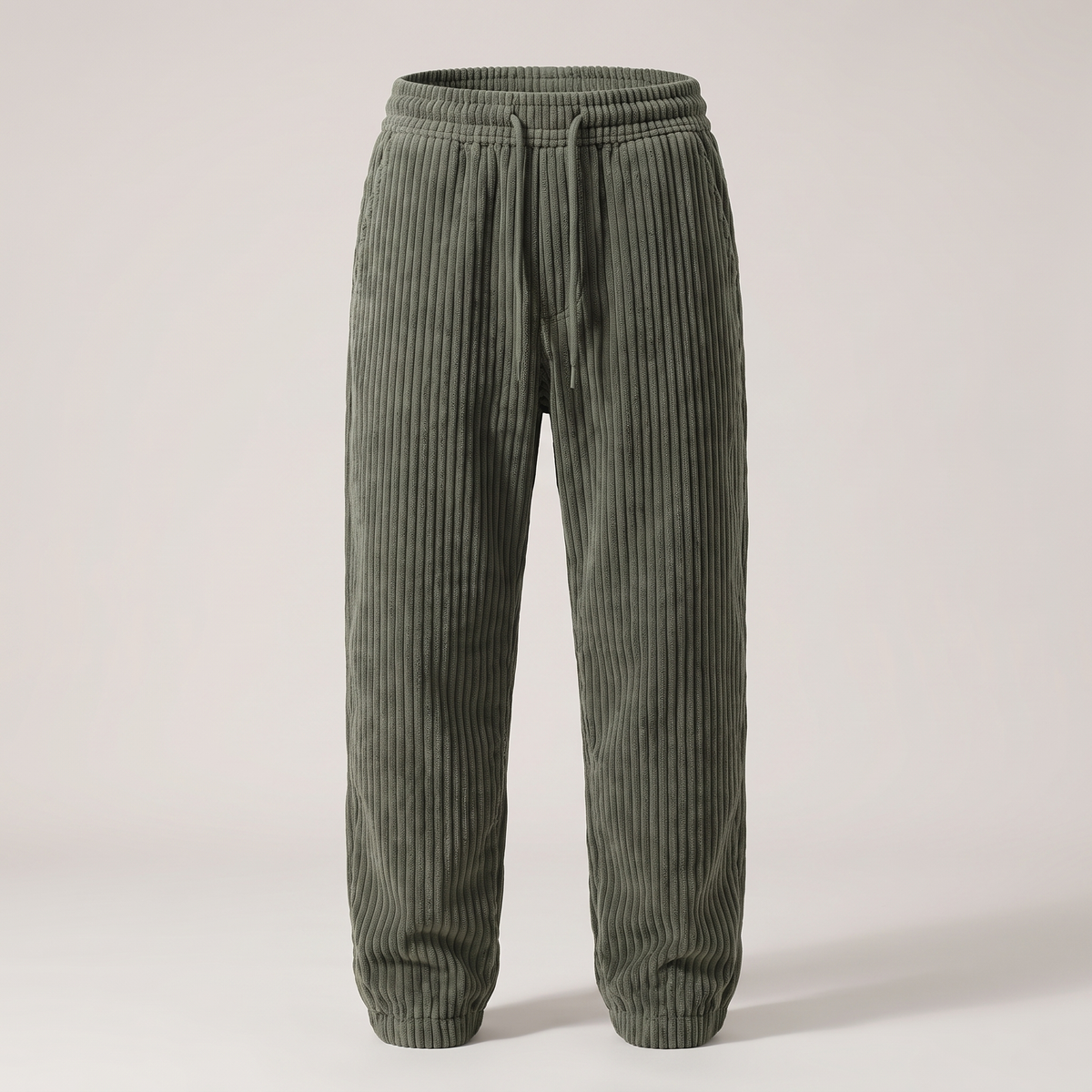 Everyday Comfort Corduroy Trousers - Green