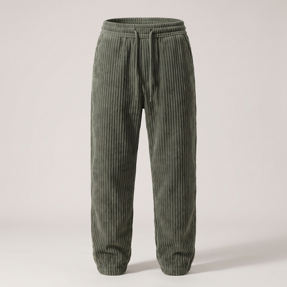Everyday Comfort Corduroy Trousers - Green