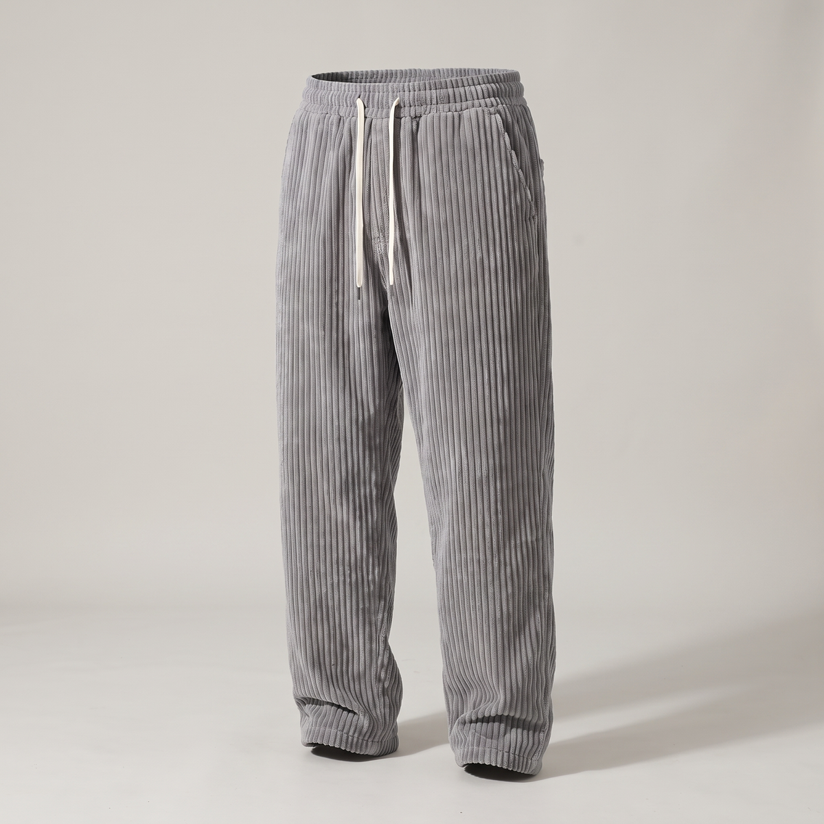 Everyday Comfort Corduroy Trousers - Grey