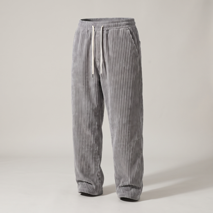 Everyday Comfort Corduroy Trousers - Grey