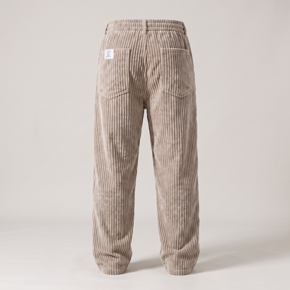 Everyday Comfort Corduroy Trousers - Khaki