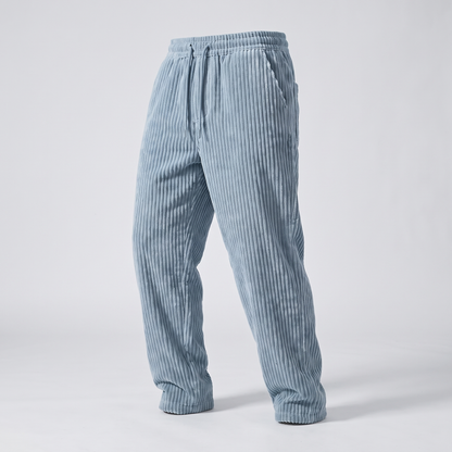 Everyday Comfort Corduroy Trousers - Light Blue