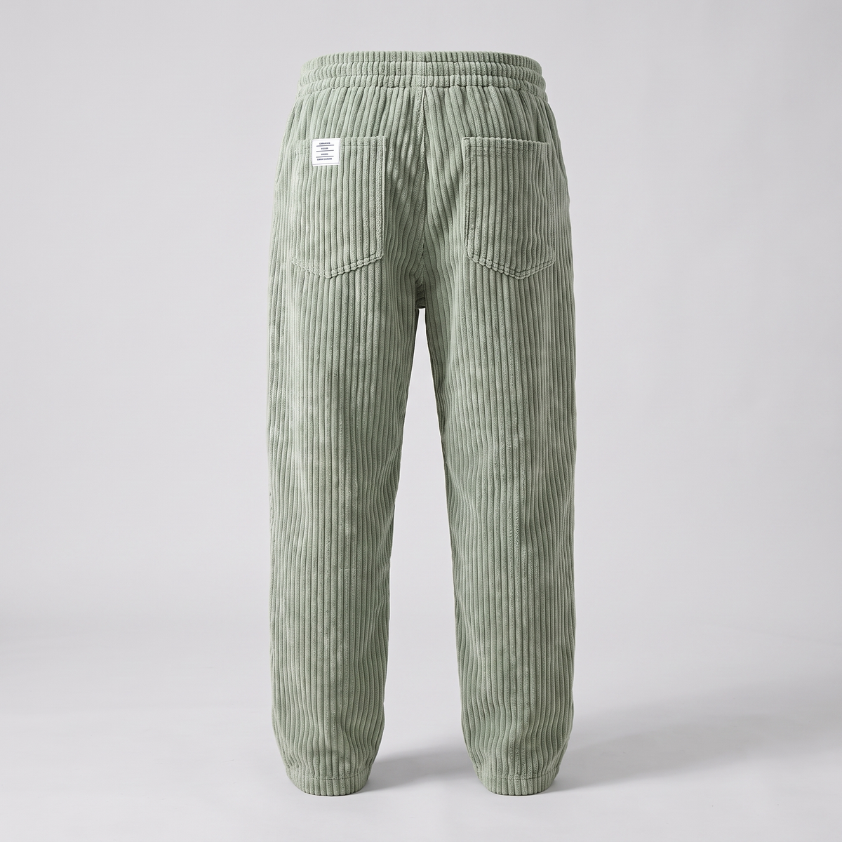Everyday Comfort Corduroy Trousers - Light Green