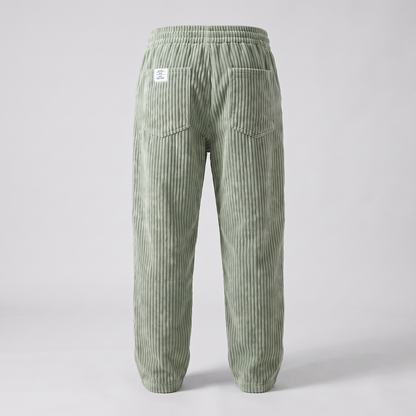 Everyday Comfort Corduroy Trousers - Light Green