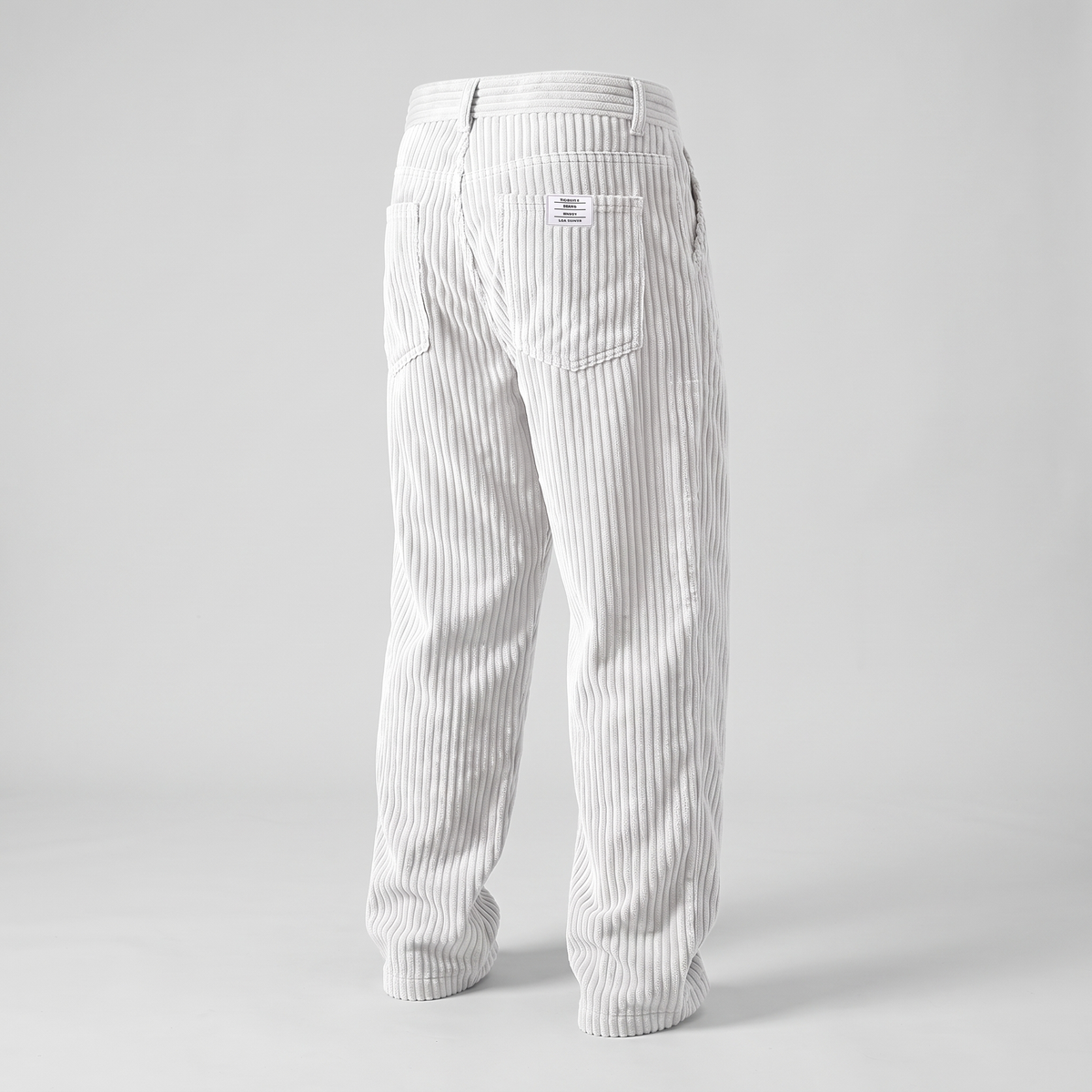 Everyday Comfort Corduroy Trousers - White