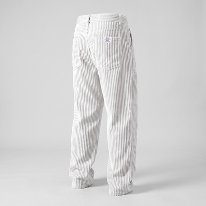 Everyday Comfort Corduroy Trousers - White