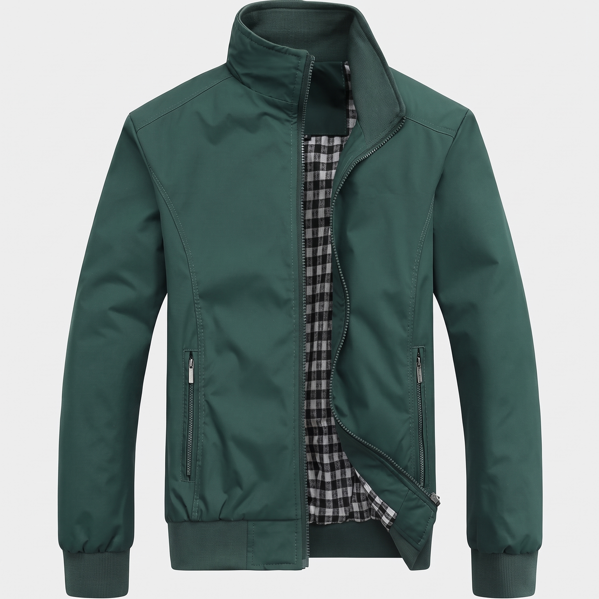 Everyday Zip Front Jacket - Green