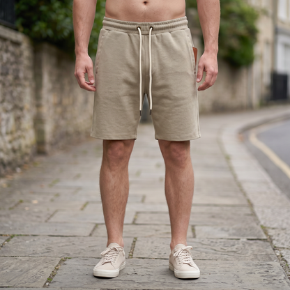 Fairford Knitted Comfort Shorts - Khaki