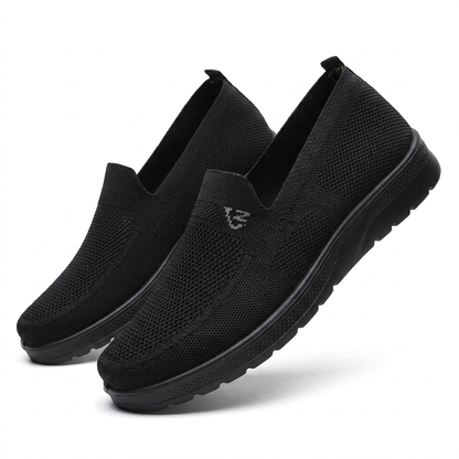 Falconbridge Breathable Knit Trainers - Black