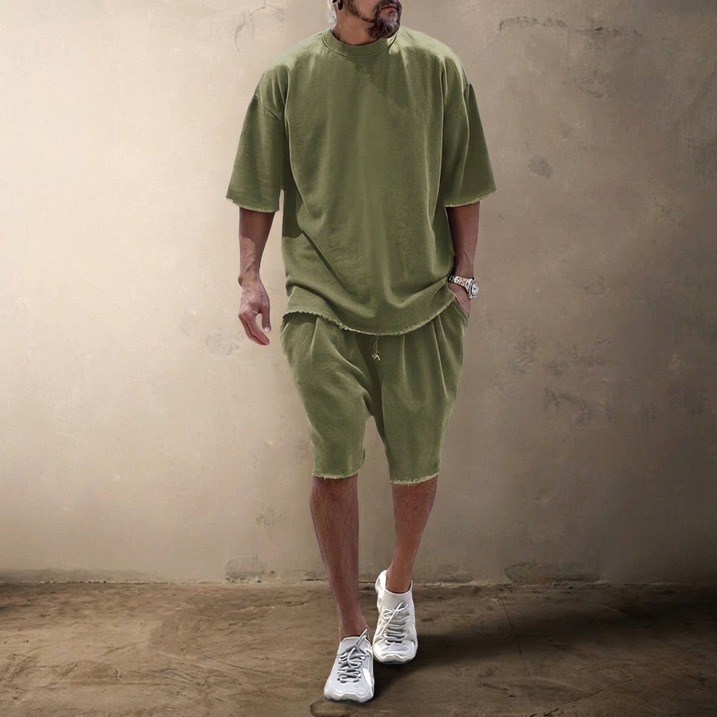 Farncombe Relaxed Active Co-Ord Set - Army Green