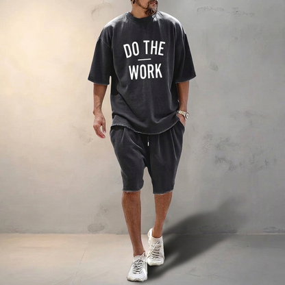 Farncombe Relaxed Active Co-Ord Set - Black Print