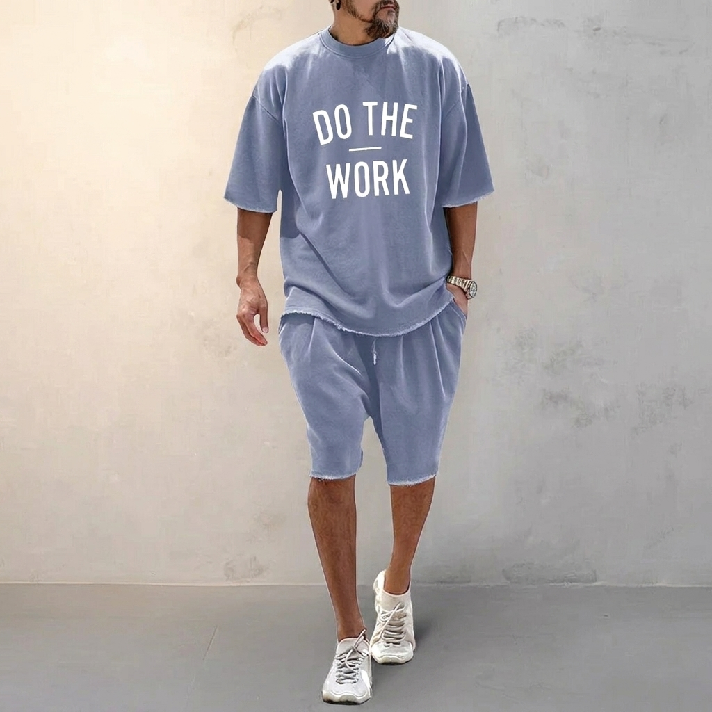 Farncombe Relaxed Active Co-Ord Set - Blue Print