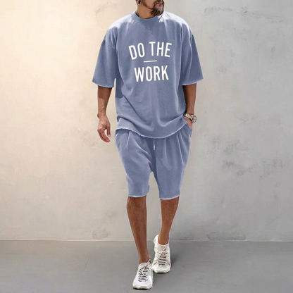 Farncombe Relaxed Active Co-Ord Set - Blue Print