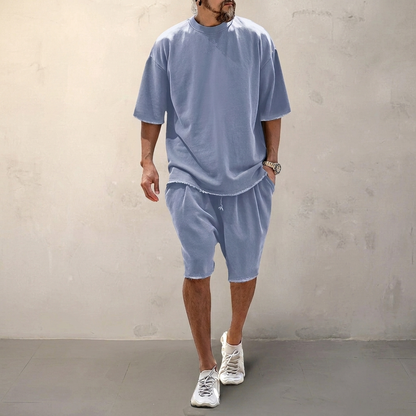Farncombe Relaxed Active Co-Ord Set - Clear Blue