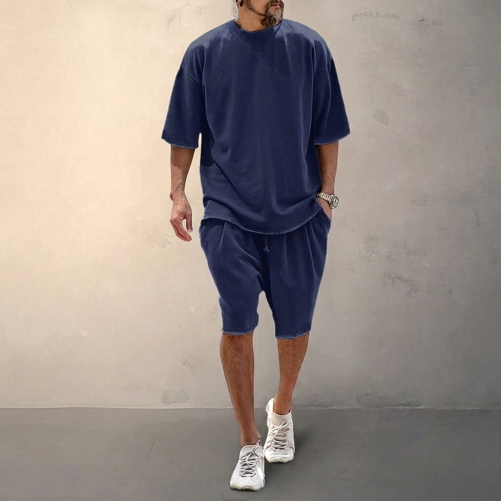 Farncombe Relaxed Active Co-Ord Set - Navy Blue