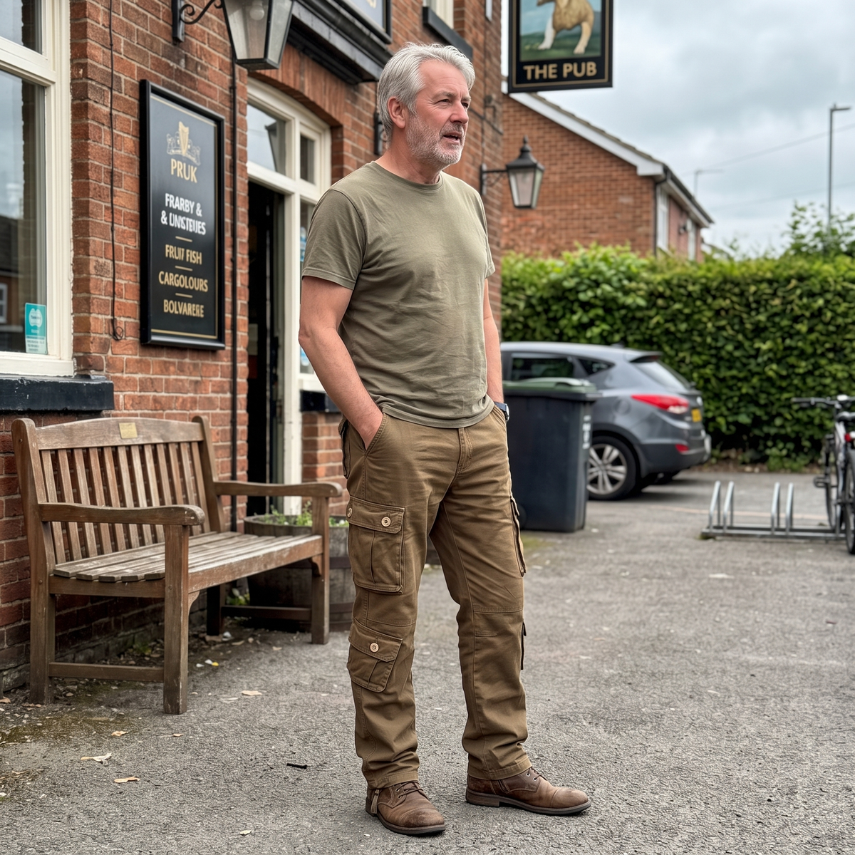 Farnworth Camo Cargo Trousers