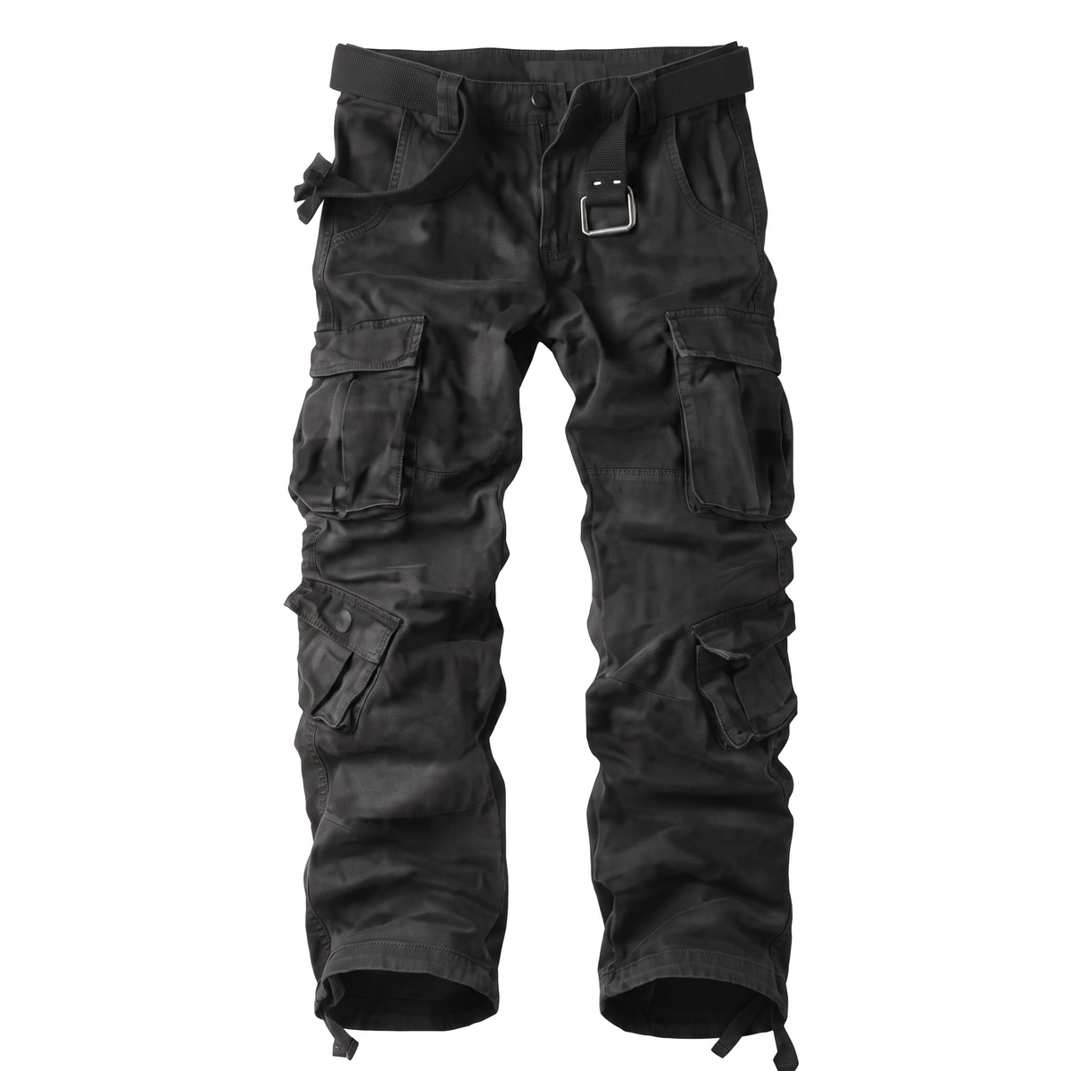 Farnworth Camo Cargo Trousers - Black Comouflage