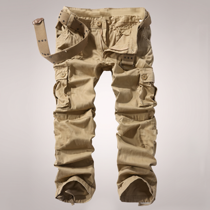 Farnworth Camo Cargo Trousers - Khaki