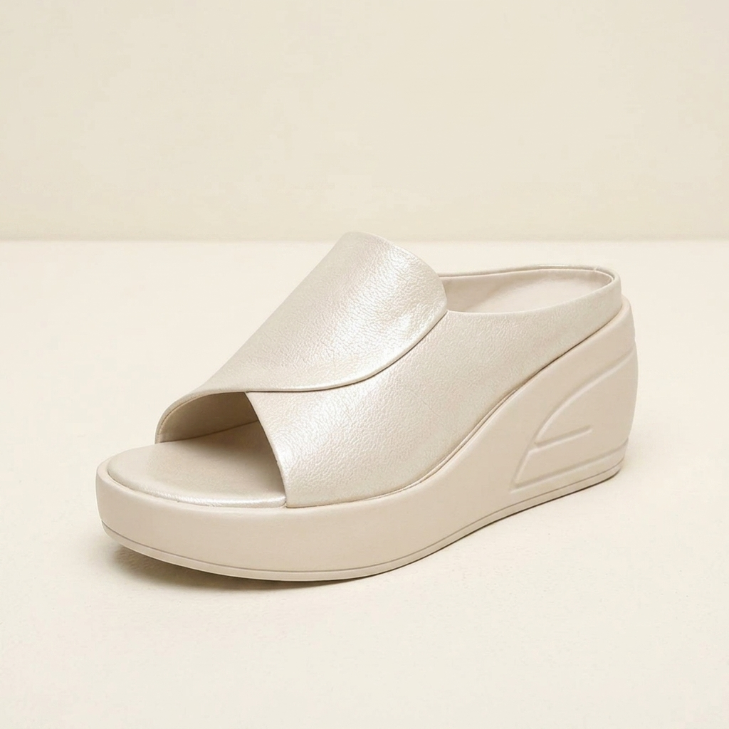 Faybridge Comfort Wedge Sandals - Beige