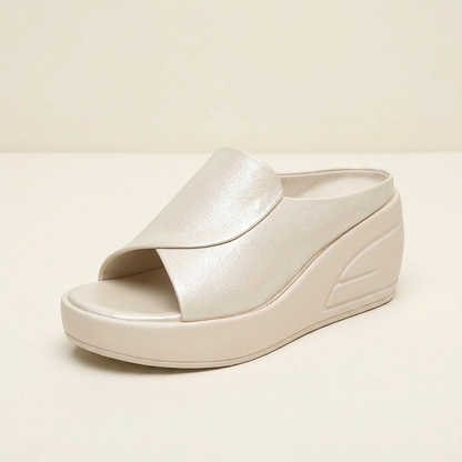 Faybridge Comfort Wedge Sandals - Beige