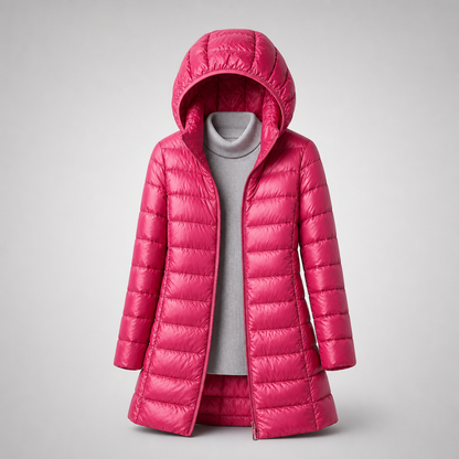 Feathra Ultralight Warm Jacket - Burgundy Red
