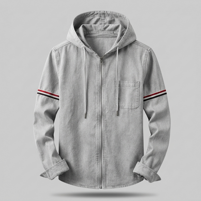 Fenbrook Casual Hooded Jacket - Grey
