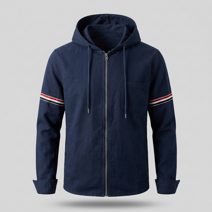 Fenbrook Casual Hooded Jacket - Navy