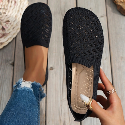 Ferncliff Soft-Knit Walking Shoes - Black