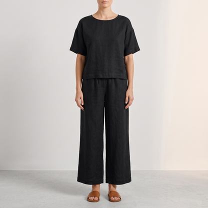 Fernleigh Easy-Wear Co-Ord Set - Black