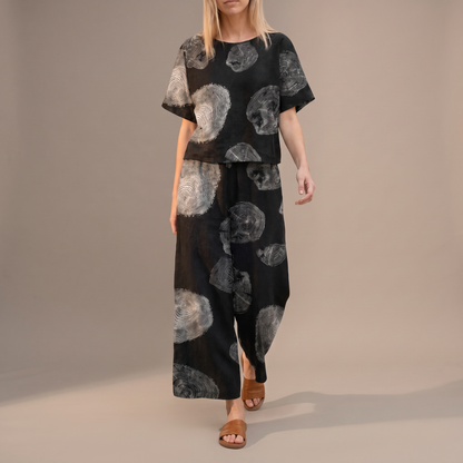 Fernleigh Easy-Wear Co-Ord Set - Black Wood
