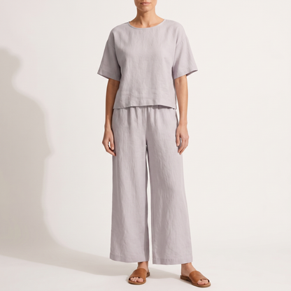 Fernleigh Easy-Wear Co-Ord Set - Grey Lavender