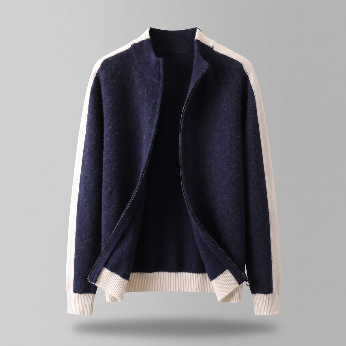 Ferrara Zip-Through Jacket - Deep Navy