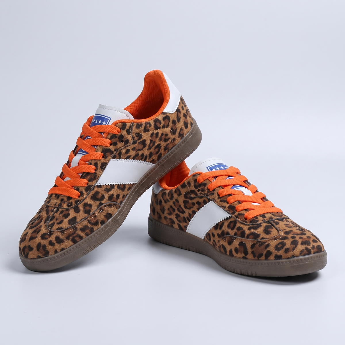 Fierce Suede-Look Leopard Sneaker - Leopard