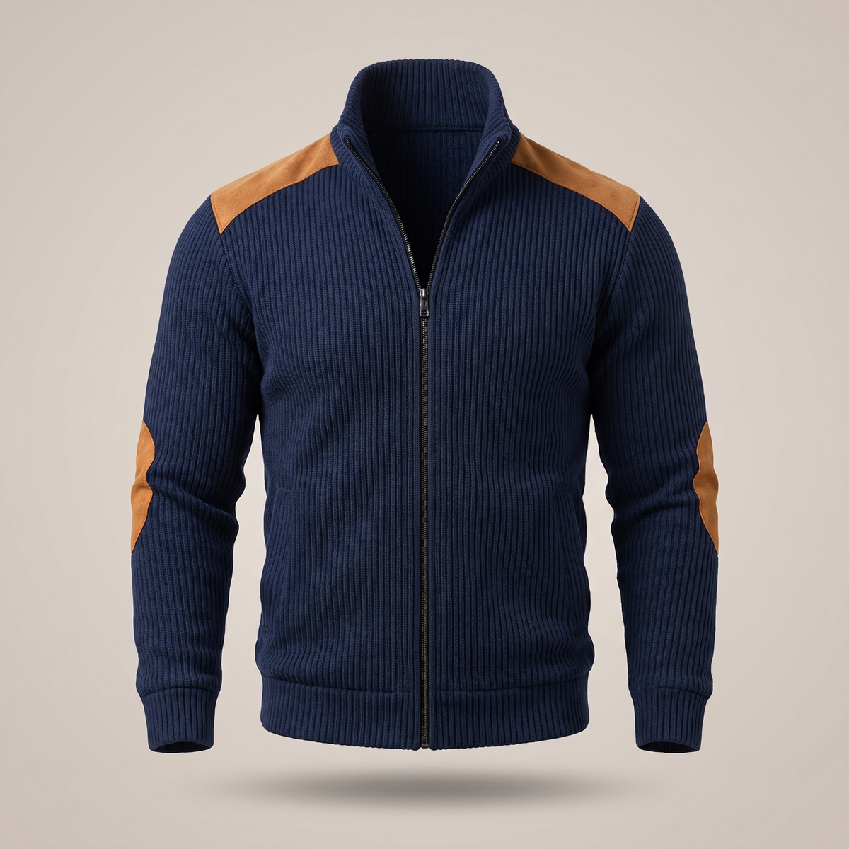 Fiorent Velvet Jacket - Navy Blue