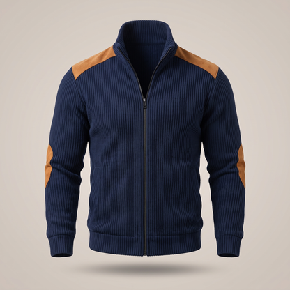 Fiorent Velvet Jacket - Navy Blue